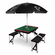 Atlanta Falcons Black Picnic Table w/Umbrella