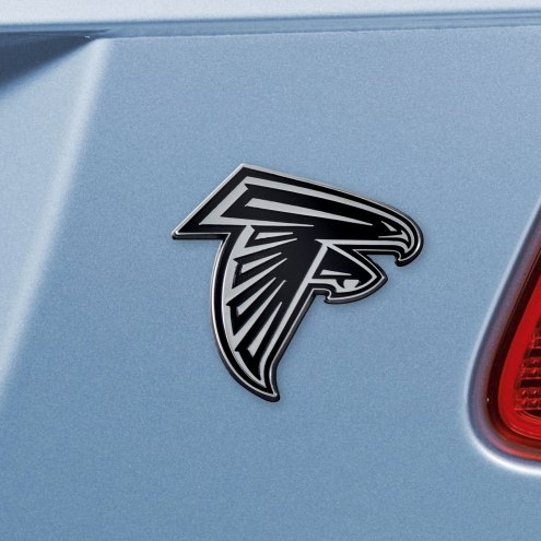 Atlanta Falcons Chrome Metal Car Emblem