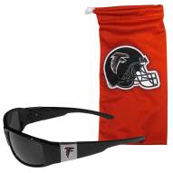 Atlanta Falcons Chrome Wrap Sunglasses & Bag