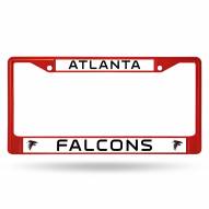 Atlanta Falcons Color Metal License Plate Frame