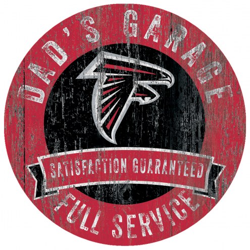 Atlanta Falcons Dad's Garage Sign