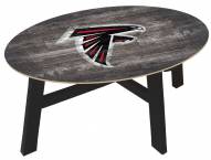 Atlanta Falcons Distressed Wood Coffee Table