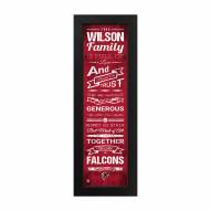 Atlanta Falcons Family Cheer Custom Print