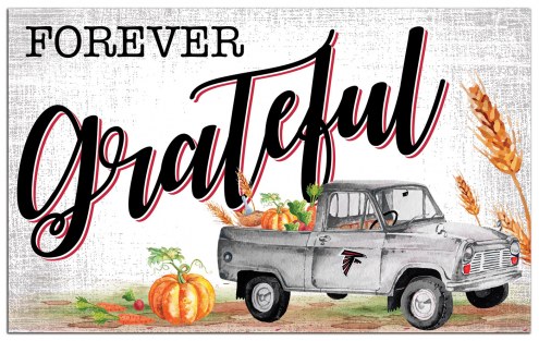 Atlanta Falcons Forever Grateful 11&quot; x 19&quot; Sign