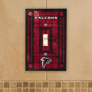 Atlanta Falcons Glass Single Light Switch Plate Cover