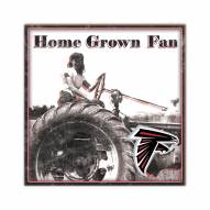 Atlanta Falcons Home Grown 10" x 10" Sign