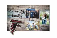 Atlanta Falcons I Love My Family Clip Frame