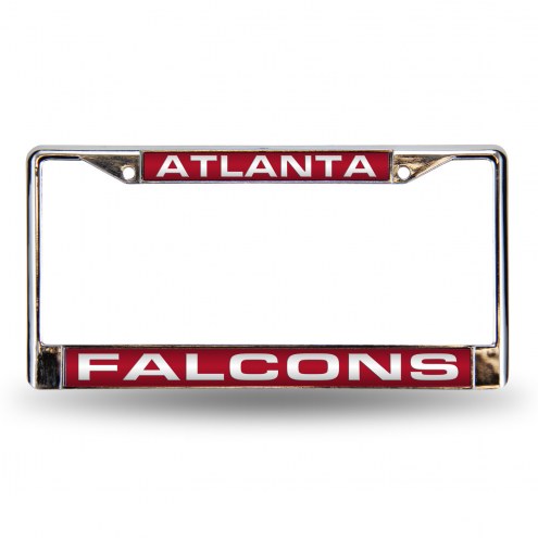Atlanta Falcons Laser Chrome License Plate Frame