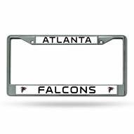 Atlanta Falcons NFL Chrome License Plate Frame