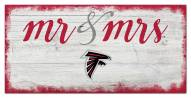 Atlanta Falcons Script Mr. & Mrs. Sign