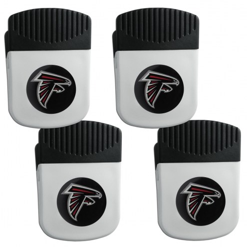 Atlanta Falcons 4 Pack Chip Clip Magnet with Bottle Opener