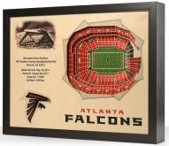 Atlanta Falcons 25-Layer StadiumViews 3D Wall Art