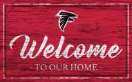 Atlanta Falcons Team Color Welcome Sign
