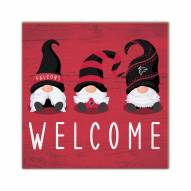 Atlanta Falcons Welcome Gnomes 10" x 10" Sign