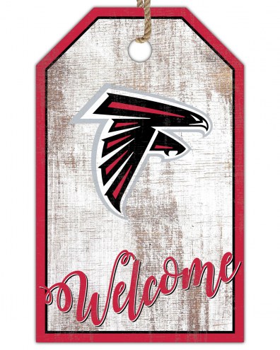 Atlanta Falcons Welcome Team Tag 11&quot; x 19&quot; Sign