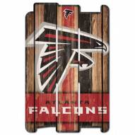 Atlanta Falcons Wood Fence Sign