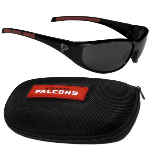 Atlanta Falcons Wrap Sunglasses and Case Set
