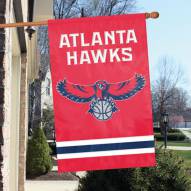 Atlanta Hawks Applique 2-Sided Banner Flag