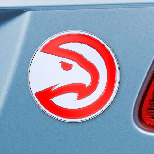 Atlanta Hawks Color Car Emblem