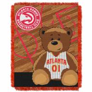 Atlanta Hawks Half Court Baby Blanket
