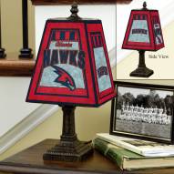Atlanta Hawks Hand-Painted Art Glass Table Lamp