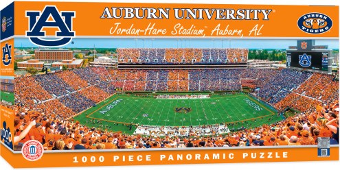 Auburn Tigers 1000 Piece Panoramic Puzzle