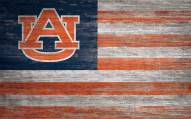Auburn Tigers 11" x 19" Distressed Flag Sign