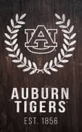 Auburn Tigers 11" x 19" Laurel Wreath Sign