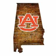 Auburn Tigers 12" Roadmap State Sign