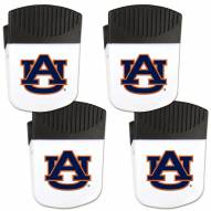 Auburn Tigers 4 Pack Chip Clip Magnet with Bottle Opener