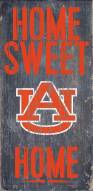 Auburn Tigers 6" x 12" Home Sweet Home Sign