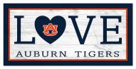 Auburn Tigers 6" x 12" Love Sign