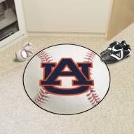 Auburn Tigers "AU" Baseball Rug