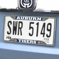 Auburn Tigers Chrome Metal License Plate Frame