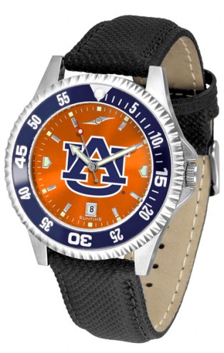 Auburn Tigers Competitor AnoChrome Men's Watch - Color Bezel