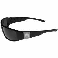 Auburn Tigers Etched Chrome Wrap Sunglasses