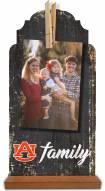 Auburn Tigers Family Tabletop Clothespin Picture Holder