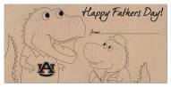 Auburn Tigers Father's Day Coloring Sign