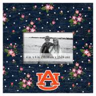Auburn Tigers Floral 10" x 10" Picture Frame