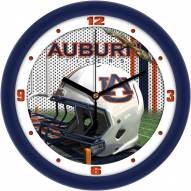 Auburn Tigers Football Helmet Wall Clock