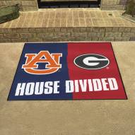 Auburn Tigers/Georgia Bulldogs House Divided Mat