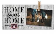 Auburn Tigers Home Sweet Home Clothespin Frame