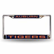 Auburn Tigers Laser Chrome License Plate Frame