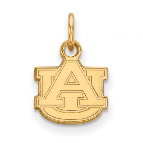 Auburn Tigers NCAA Sterling Silver Gold Plated Extra Small Pendant