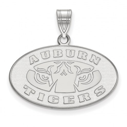 Auburn Tigers NCAA Sterling Silver Medium Pendant