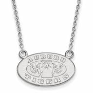 Auburn Tigers NCAA Sterling Silver Small Pendant Necklace