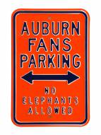 Auburn Tigers No Elephants Parking Sign
