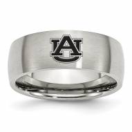 Auburn Tigers Stainless Steel Laser Etch Ring