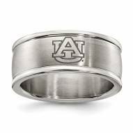 Auburn Tigers Stainless Steel Logo Ring