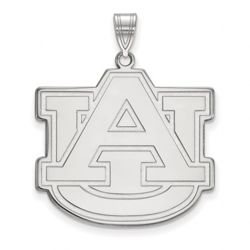 Auburn Tigers Sterling Silver Extra Large Pendant
